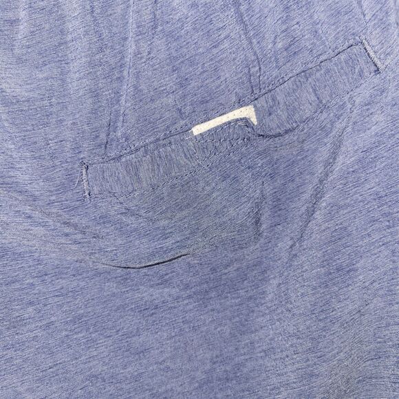 Nike Court Men Shorts Large Drawstring Elastic Waist Pockets Unlined Blue - Picture 4 of 10